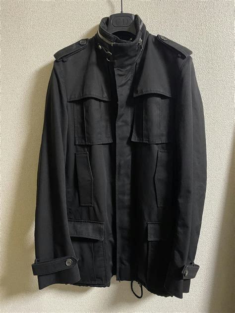 Rare Dior Homme military style black jacket, Hedi 